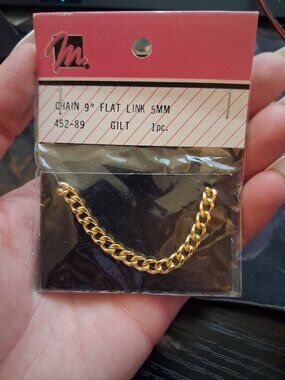 Vintage 9 inch chain bracelet